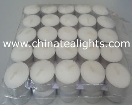 Tealight Candle White Unscented Long Burn Hou